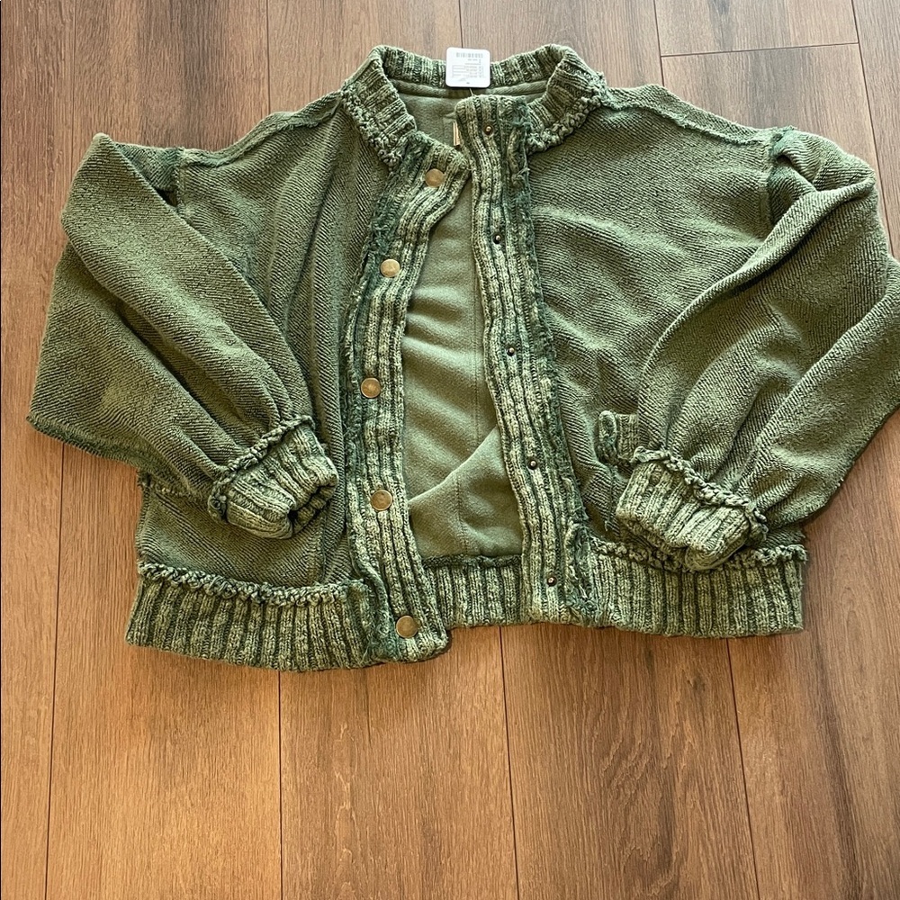 Free People Cute in the Cardi Sweater - Picture 3 of 7